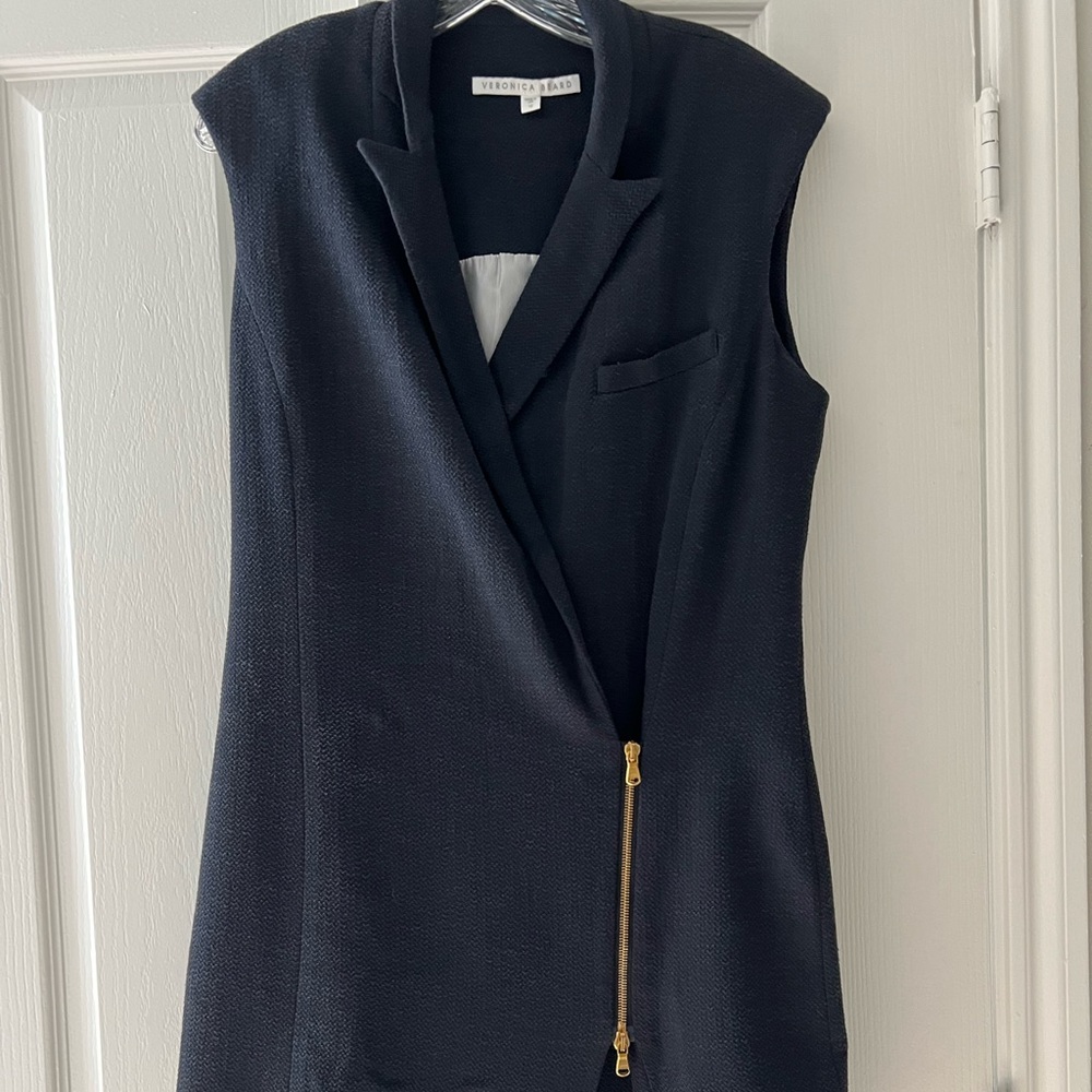 Veronica Beard Navy Sleeveless Dress size 12